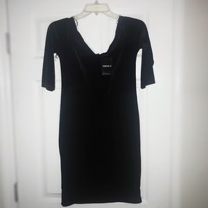 Black off the shoulder Forever 21 dress
